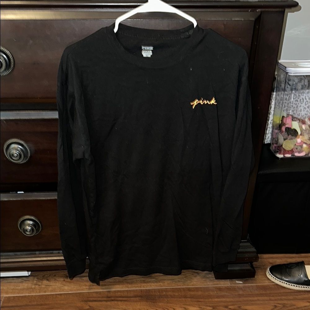 Pink Black 'Spooky' Long Sleeve Shirt